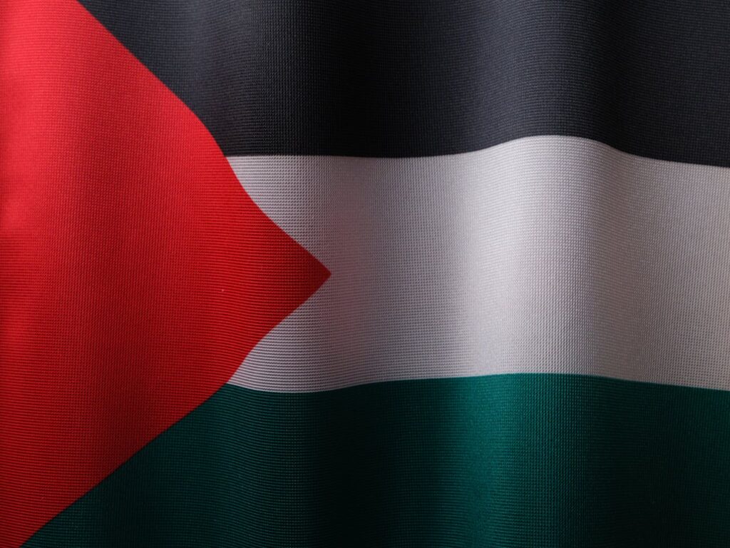 The Palestinian flag